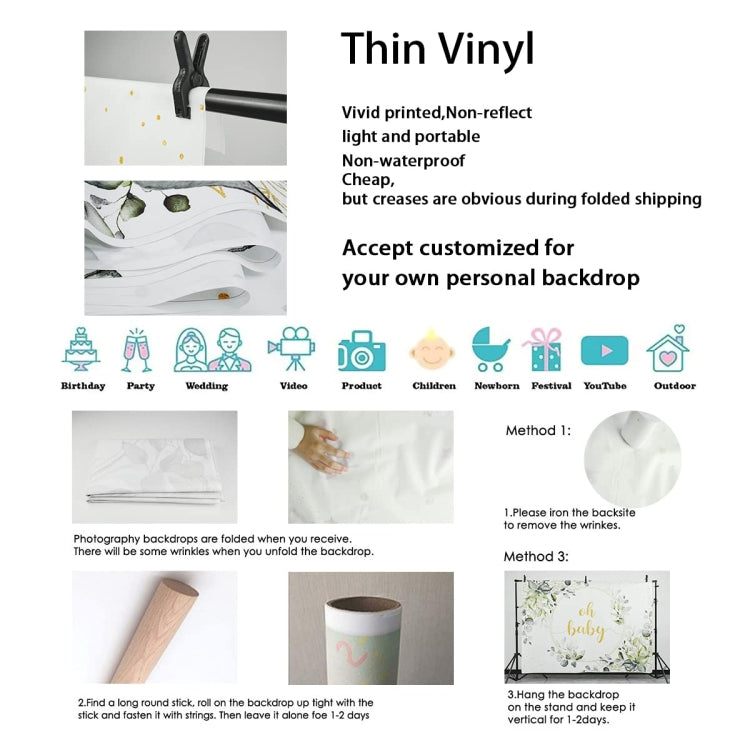 150 x 100cm Circus Amusement Park Ferris Wheel Photography Background Cloth(MDA08217) by buy2fix