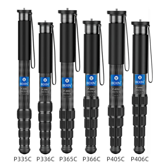 BEXIN P405CF-S Carbon Fiber Monopod Travel Shooting Mobile Phone Live Selfie Bracket Retractable Portable Monopod by BEXIN