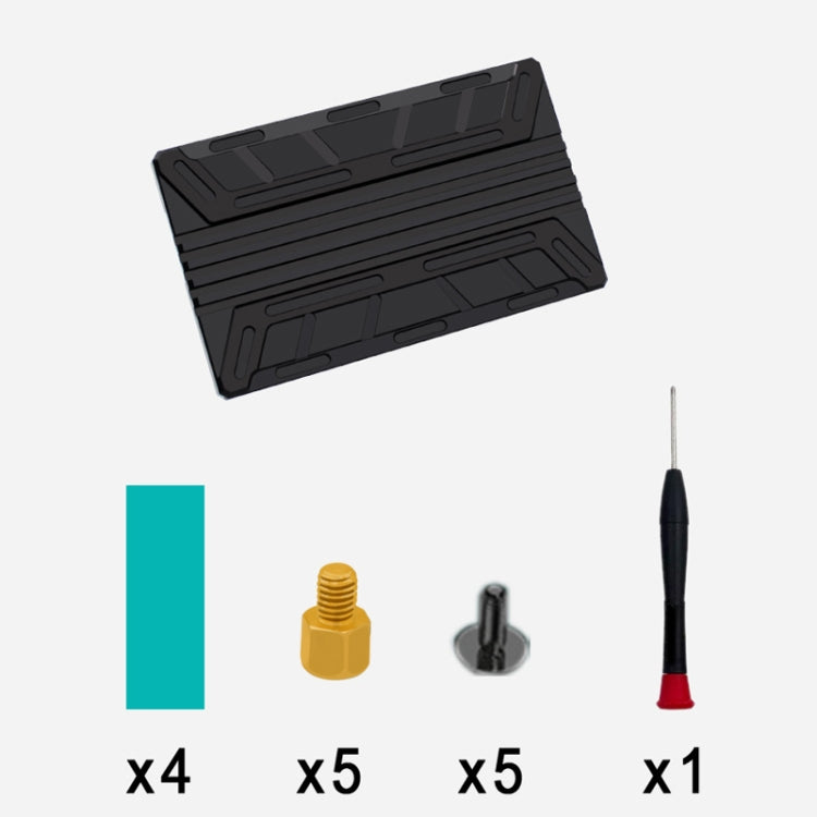 NVMe M.2 MKEY SSD RAID Array Motherboard PCIE Split Card Heatsink by buy2fix