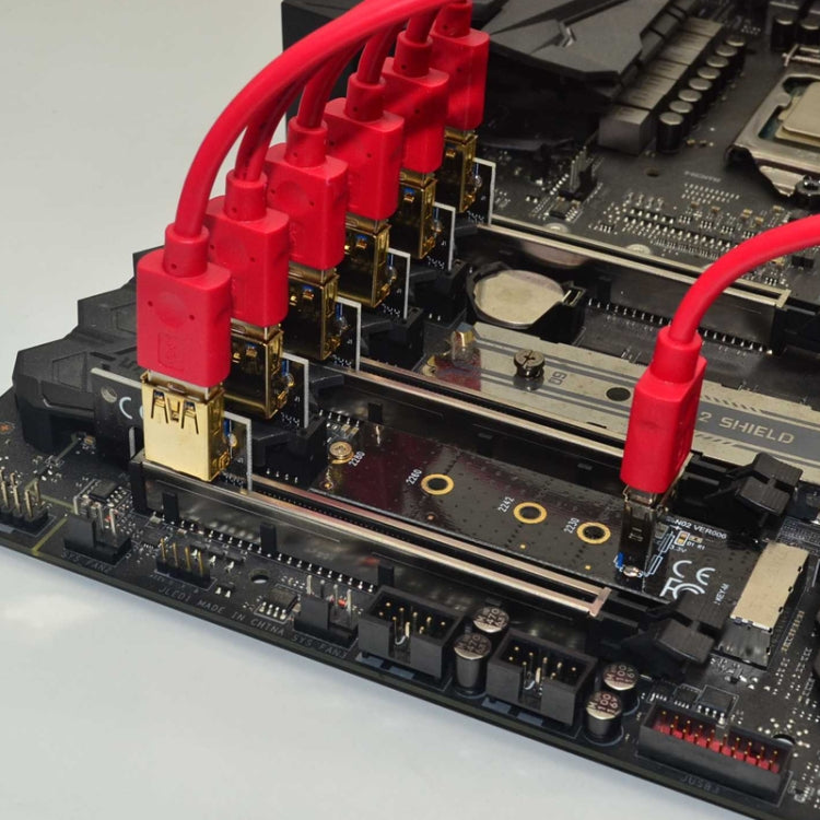 M.2 NVME To USB 3.0 PCI-E Expansion Card Adapter for Graphics Card(Whiteboard) by buy2fix