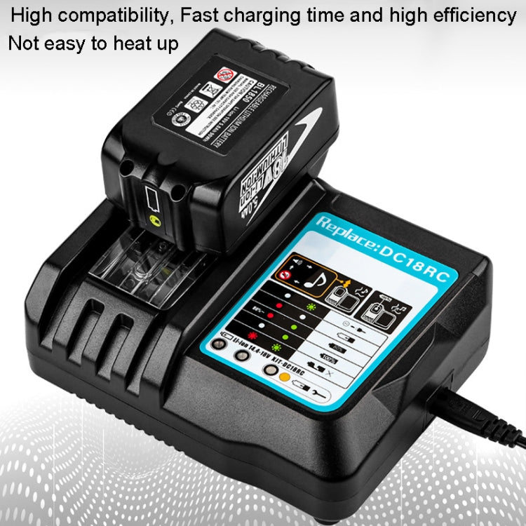 For Makit DC18RA / DC18RC 14.4V-18V Cordless Power Tool Battery Charger(US Plug) by buy2fix
