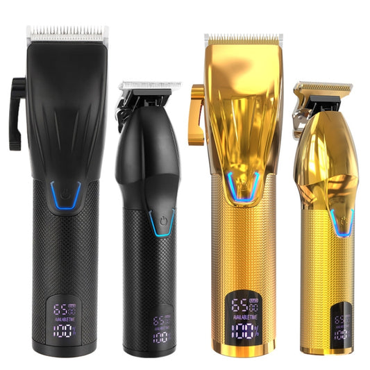 Men Electric Haircutting Tools Set Sculpting Electric Clipper(Gold) by buy2fix