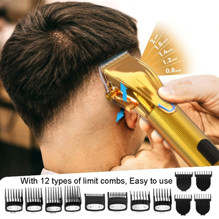 Men Electric Haircutting Tools Set Sculpting Electric Clipper(Gold) by buy2fix