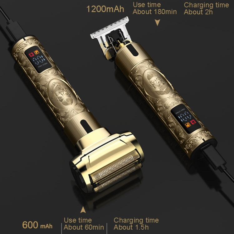 Men Haircut Shaving Knife 2 In 1 Set by buy2fix