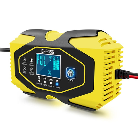 E-FAST Car Battery Charging LED Current Voltage Power Display Charger(UK Plug) by E-FAST