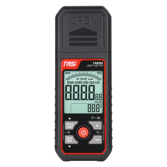 TASI TA631A 200,000 LUX Illuminating Meter Bright Test Instrument Brightness Light Meter by TASI