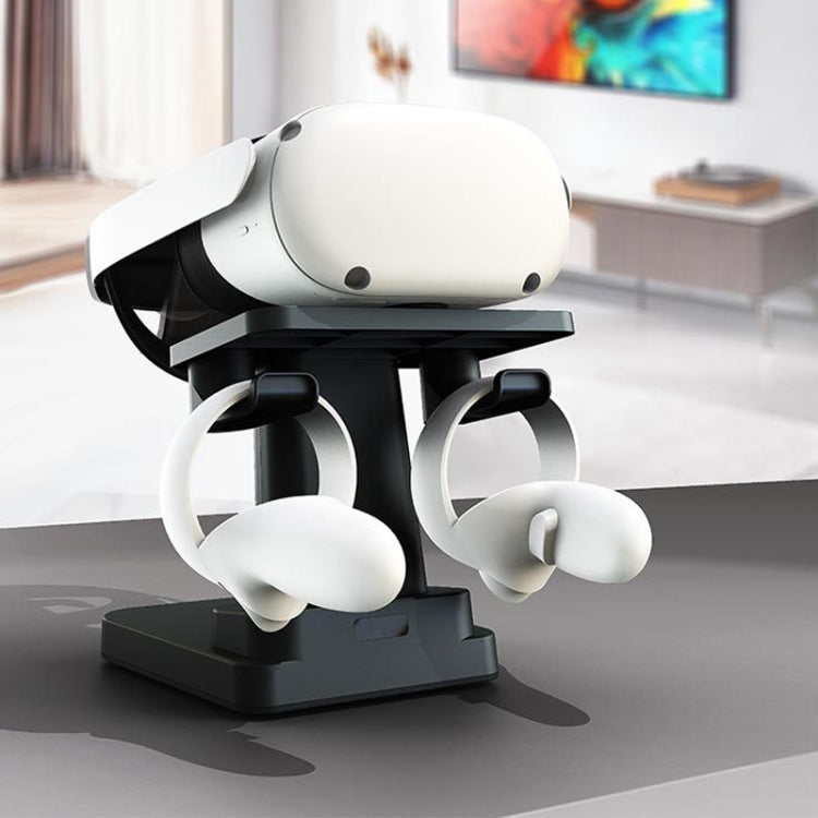 VR Head Display All-In-One Machine Handle Bracket For PICO4/Meta Quest/ Rift S/HTC(Black) by buy2fix