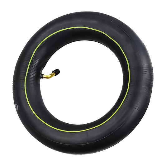 10 x 2.5/2.75 Electric Scooter 45 Degree Valve Thickened Inner Tube(Yellow Stripes) by buy2fix