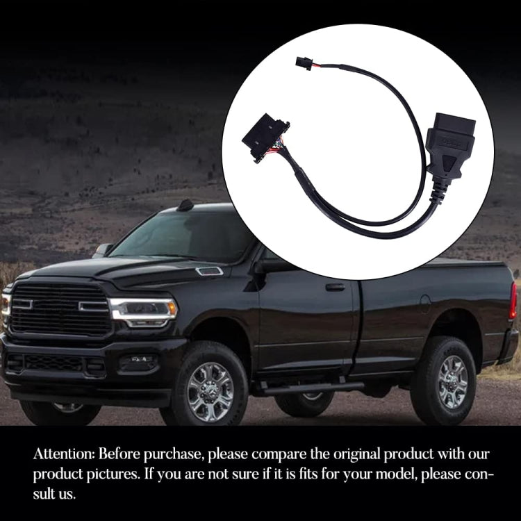 Safety Gate Bypass OBD2 Cable for Dodge Cummins RAM 1500 2500 2018-2020 by buy2fix