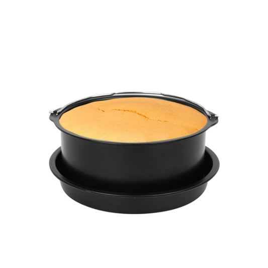 7 -inch Cake Basket with Handle + Pizza Tray Air Fryer Accessory Set Bakeware by buy2fix