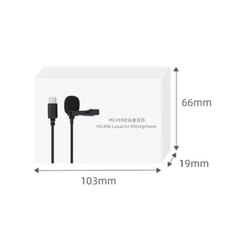 For DJI Pocket 3 / Action 5 Pro / Action 4 / 3 / 2 Sunnylife MC490 Collar Microphone Motion Camera Recording Wheat by Sunnylife