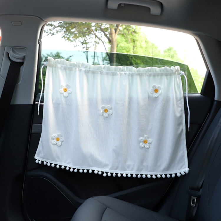 Car Sun Protection Blackout Curtain Cartoon Sunshade Curtain, Pattern: Light Board White Curtain by buy2fix