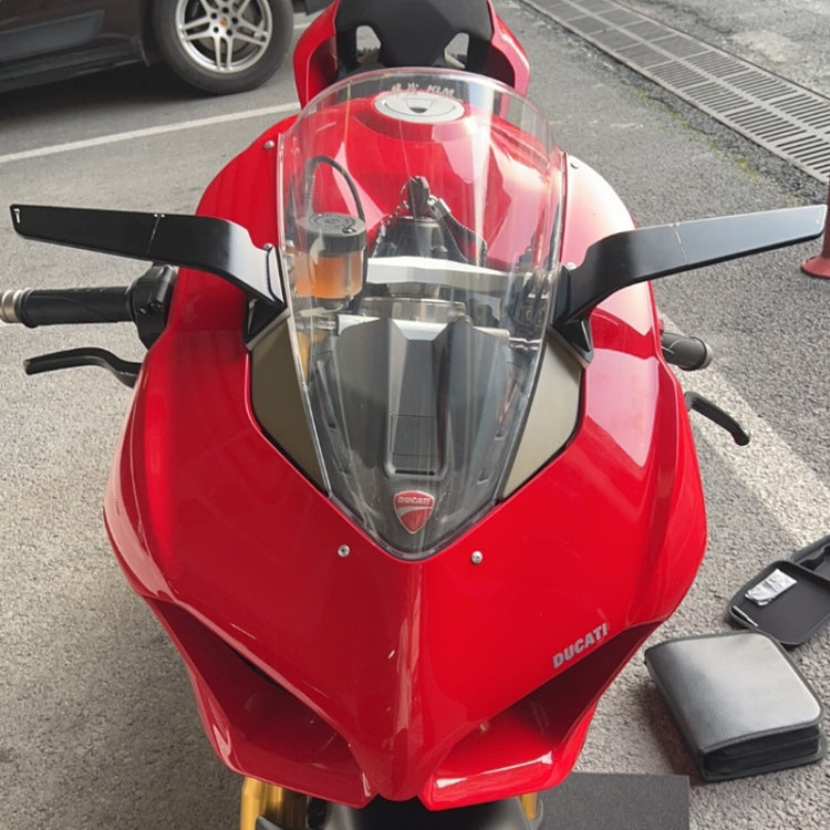 For YAMAHA YZF-R6/R7 Motorcycle Fixed Wing Reflector(Black) by buy2fix