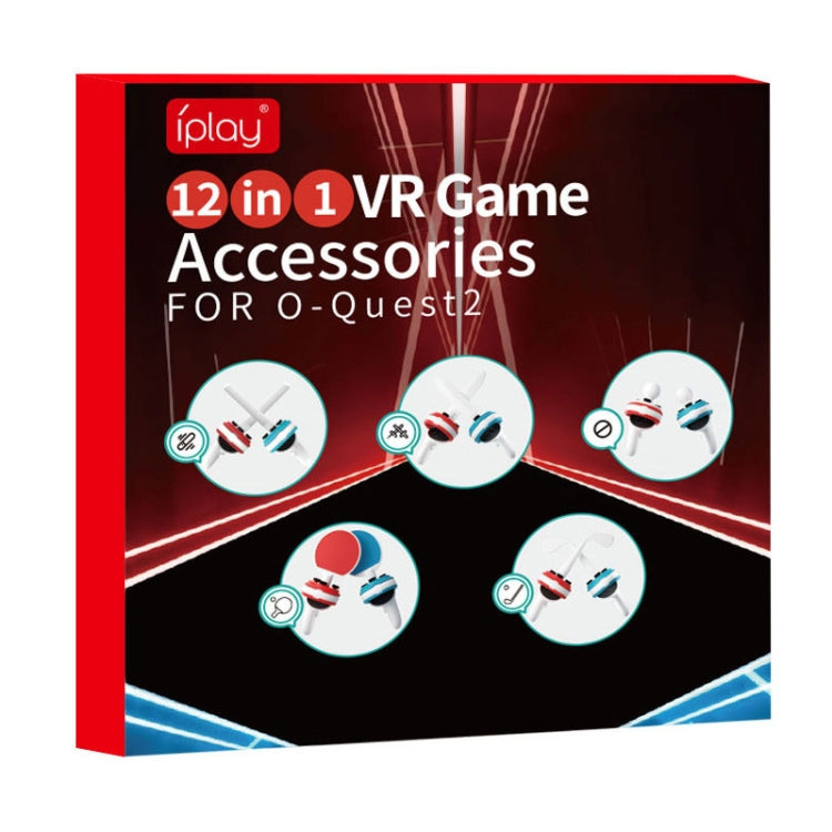 iplay for Meta Quest Controller Grip Set(12 in 1) by buy2fix