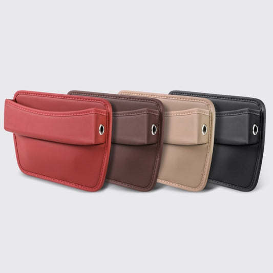 Car Gap Storage Box Seat Decoration Seat Filler Organizer(Wine Red) by buy2fix