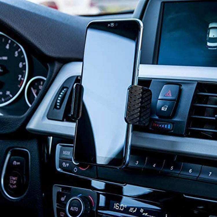 360-degree Rotating Car Air Outlet Multi-functional Mobile Phone Holder(Black) by buy2fix