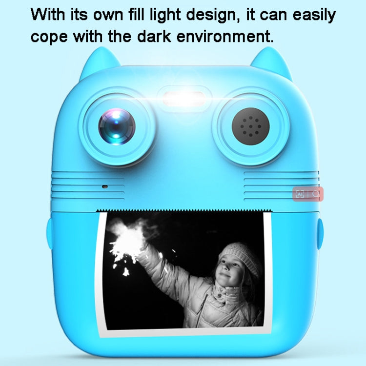 1080P Instant Print Camera 2.8-inch IPS Screen Front and Rear Dual Lens Kids Camera, Spec: Pink by buy2fix