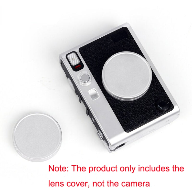 For FUJIFILM Instax Mini EVO Camera Lens Cap Aluminum Alloy Protective Cover(Silver) by buy2fix
