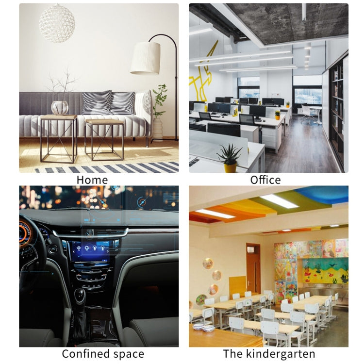 9 In 1 Air Quality Detector Handheld High Precision Formaldehyde Detector(White) by buy2fix