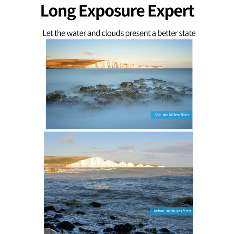 For GoPro Hero11 Black / HERO10 Black / HERO9 Black TELESIN Lens Filter, Spec: ND8/16/32 by TELESIN