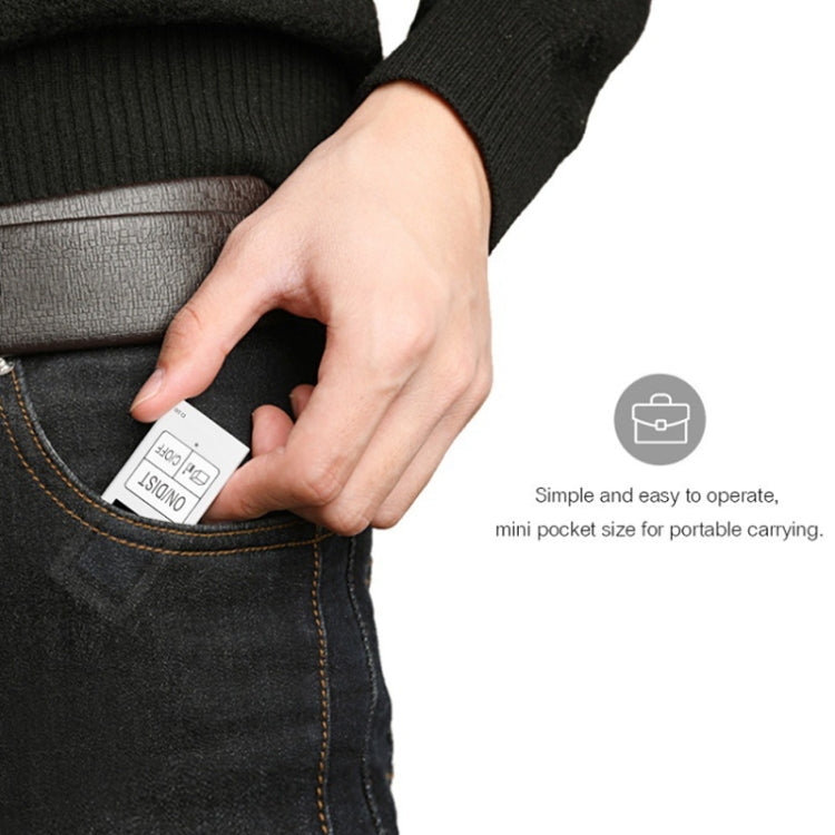 30m Mini Handheld Rechargeable Infrared Electronic Range Finder(White) by buy2fix