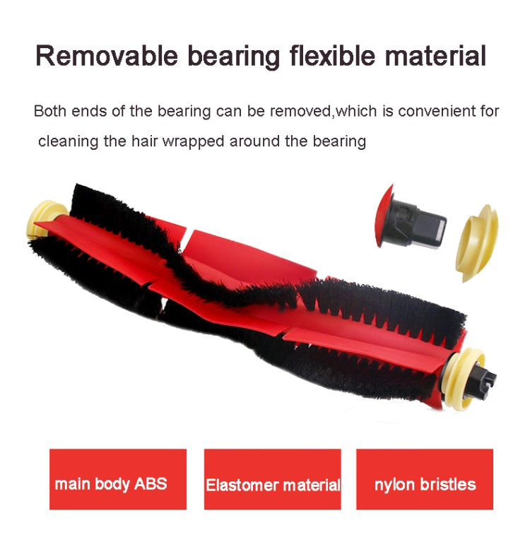 For Xiaomi Roborock S5 Max /S6 Pure/S6 /S5 /S60 /S65 /S51/ S55/ E25/ E35/T4 /T6 Vacuum Cleaner Accessories(6-in-1 Kit) by buy2fix