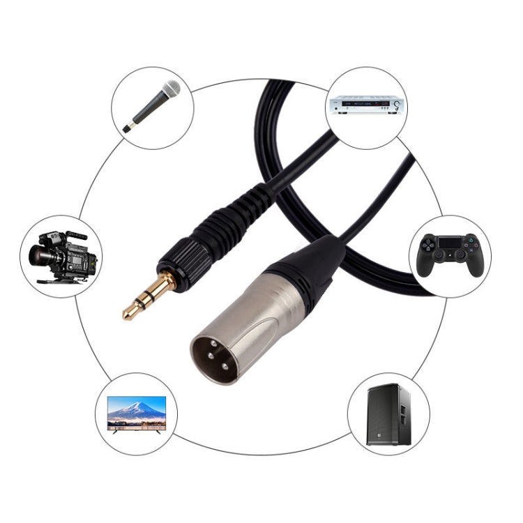 For Sony D11 / D21 / P03B Wireless Bee Microphone Pocket Camera Connection Cable, Length: 60cm(Black) by buy2fix