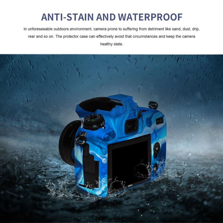 Pixel P001 For Nikon D750 Camera Silicone Protector Case(Jungle Camouflage) by Pixel