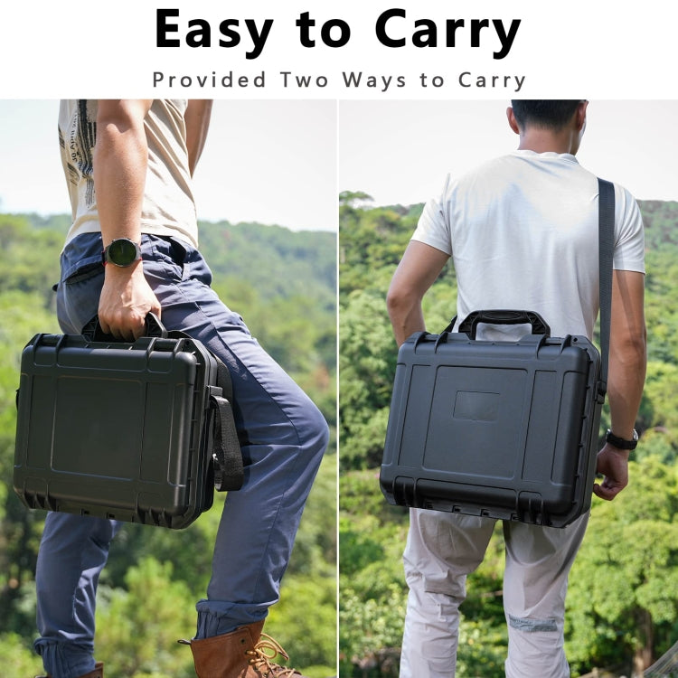 For DJI Avata Storage Bag Portable Protective Case Compatible FPV Controller 2 Black by buy2fix