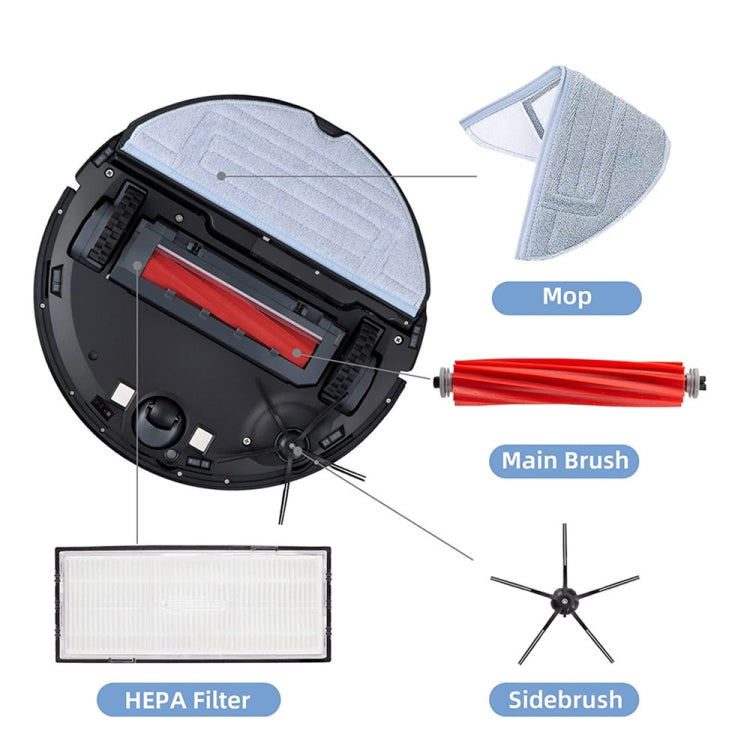For Xiaomi Roborock S7+ S7 T7S T7 Plus Series Roller Brush Filter Rag Side Brush 15 in 1 Set by buy2fix