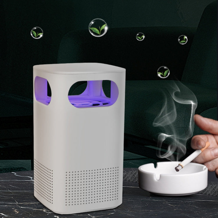 USB Plug-in Home Bedroom Deodorizer Desktop Car Negative Ion Air Purifier(Square) by buy2fix