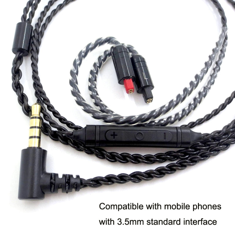 For IE Interface Headphone Cable With Microphone Upgrade Cable by buy2fix