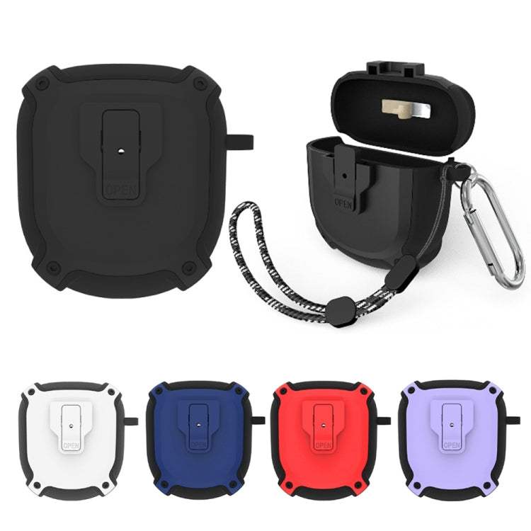 For Bose QuietComfort Earbuds Big Shark 2 Generation Split Protective Case(White) by buy2fix