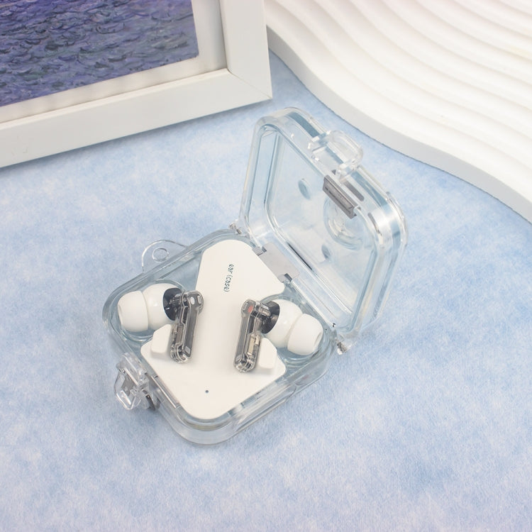 For Nothing Ear 2 Earphone Transparent Mirror PC Case(Transparent Purple) by buy2fix
