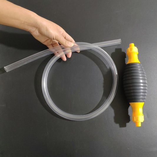 1m Car Motorcycle Oil Barrel Manual Oil Pump Self-Priming Large Flow Oil Suction by buy2fix