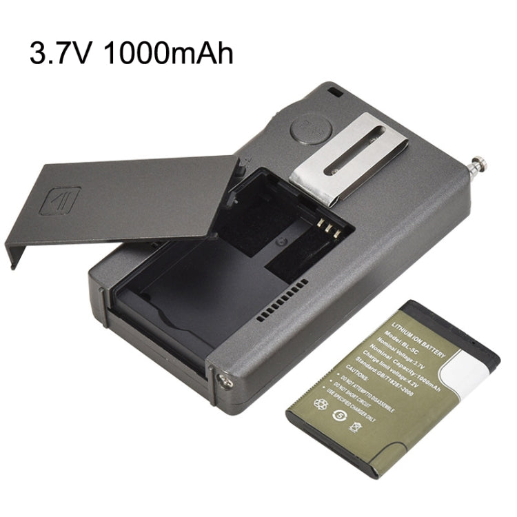 HanRongda HRD-747 Portable Full Band Digital Display High-Frequency Receiving Radio(Silver Gray) by HanRongda