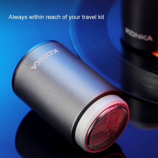 KONKA Mini Portable Razor Outdoor Waterproof Men Razor, Color: Black by KONKA
