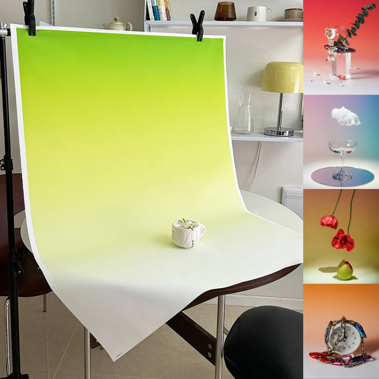 78x106cm Gradient Background Paper Photography Portrait Photo Props(Blue Sky) by buy2fix
