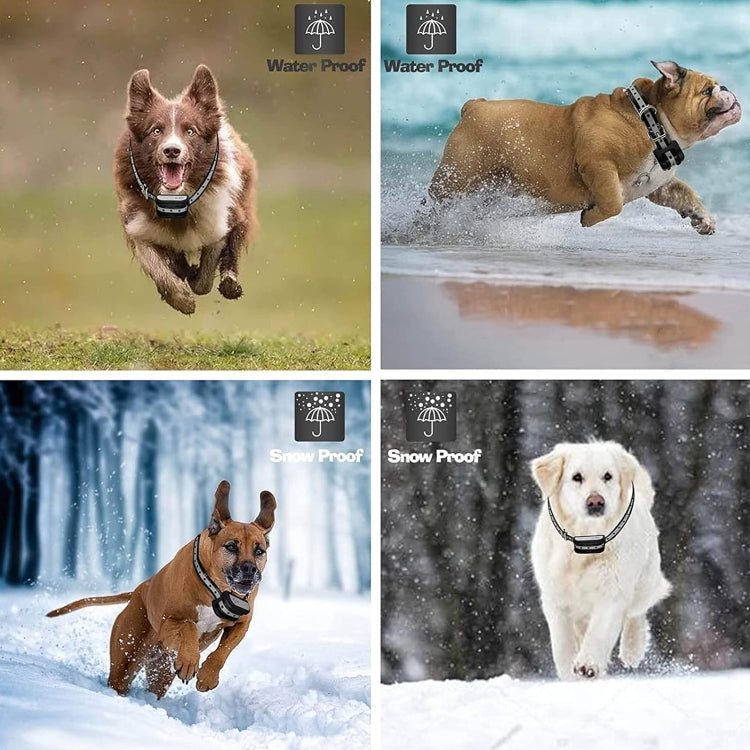 2 In 1 Pet Wireless Fence Bark Control Smart Dog Trainer, Set: 1 For 1 by buy2fix