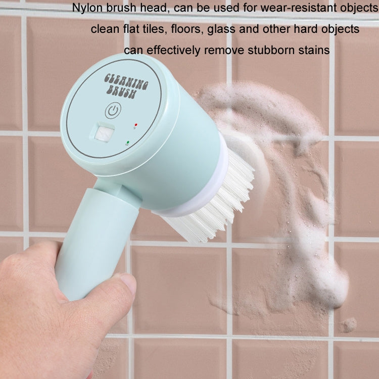 Multifunctional Handheld Wireless Folding Electric Cleaning Brush(Athens White) by buy2fix