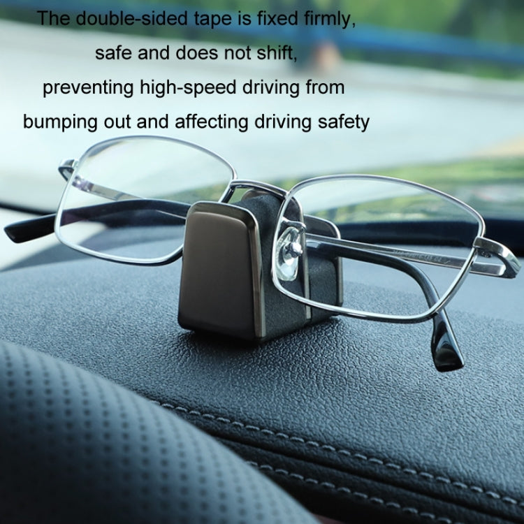 Car Dashboard Glasses Storage Multifunctional Card Holder(Grey) by buy2fix