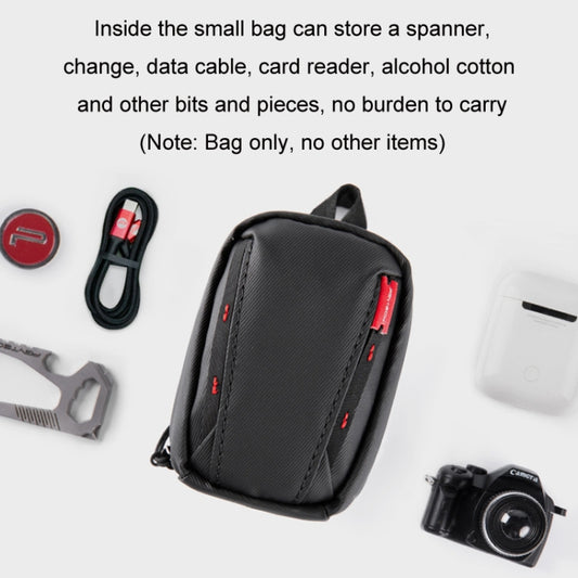 PGYTECH OneMo Digital Accessories Data Cable Headphones Sports Camera Bag(Black) by buy2fix