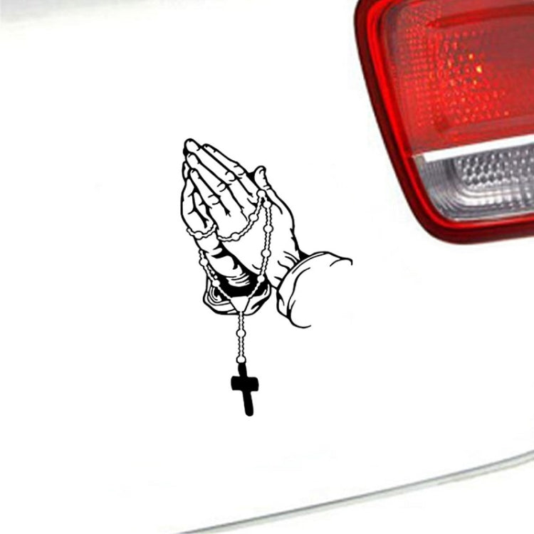 10pcs Car Stickers Car Rear Modification Plate Label(White) by buy2fix