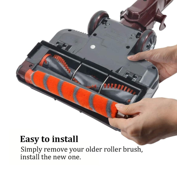 For Philips FC6822/6823/6827/6908/6906 Vacuum Cleaner Roller Brush(Orange Black) by buy2fix