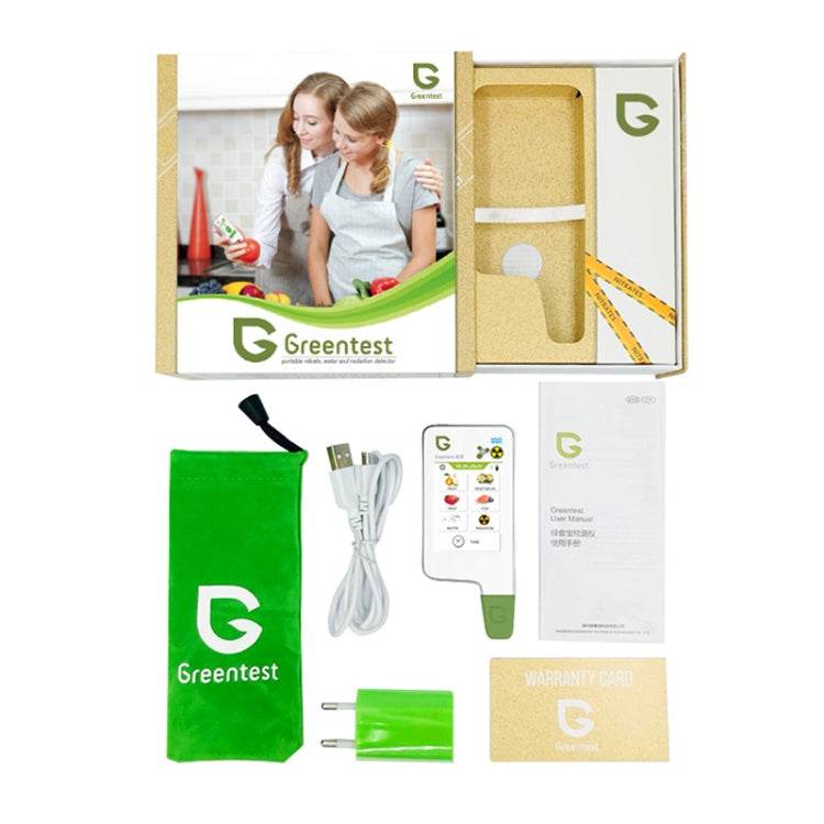 Greentest ECO6 Vegetable, Fruit, Meat Food Nitrate Water Quality Nuclear Radiation Environmental Detector, EU Plug(Black) by Greentest