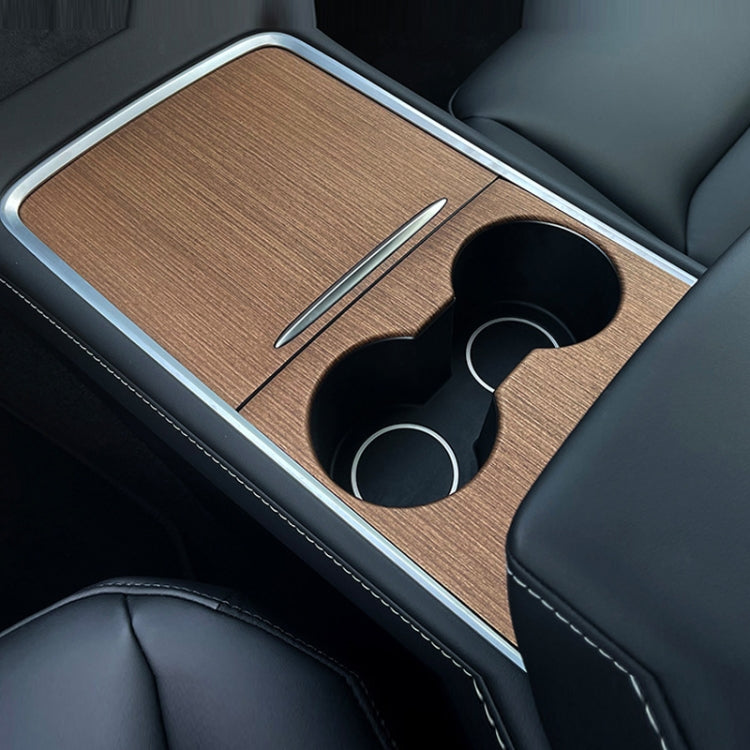 For Tesla Model3/Y Central Control Panel Modification Anti-Scratch Protective Sticker(Carbon Fiber Matte) by buy2fix