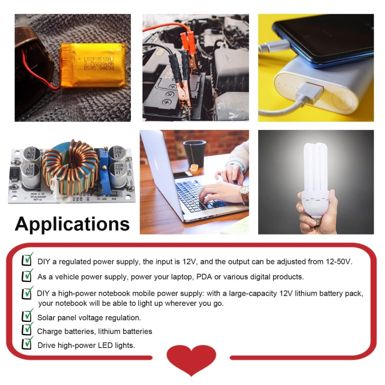 250W 10A Aluminum Substrate Power Supply LED Boost Constant Current Module by buy2fix