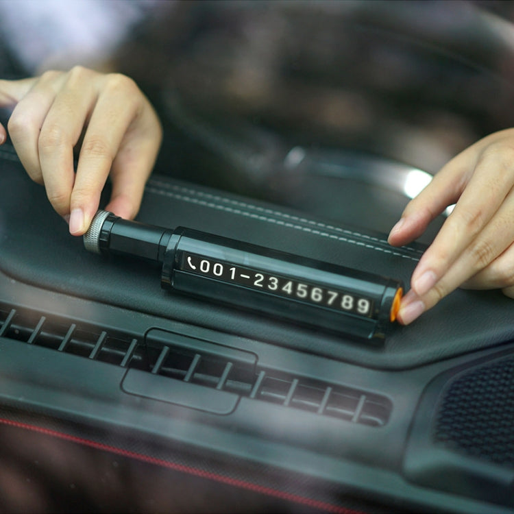 Multifunctional Break Window Mini Safety Hammer Parking Number Plate(Red) by buy2fix