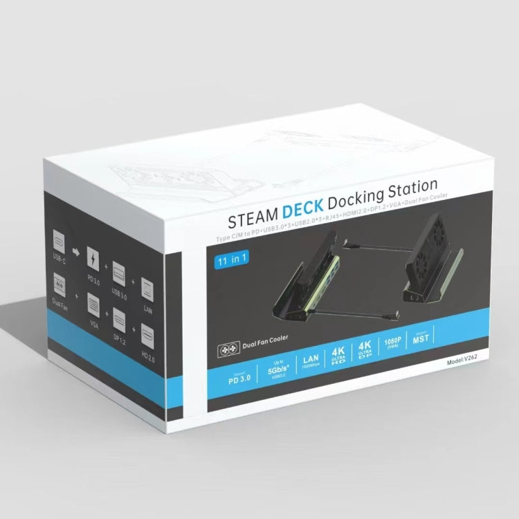 5 -in -1 For ASUS ROG Ally 100W PD Charging Game Console Stand Multifunctional USB 3.0 Docking Station by buy2fix