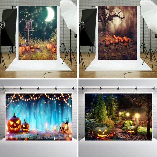 1.25x0.8m Holiday Party Photography Background Halloween Decoration Hanging Cloth, Style: WS-187 by buy2fix